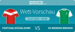 Wett-Vorschau Düsseldorf Bremen Wetten Quoten Prognose Promos