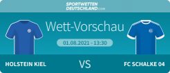 Wett-Vorschau Kiel Schalke Wetten Quoten Prognose Promos