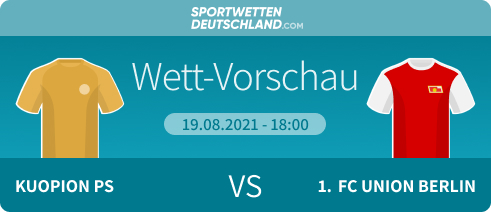 Wett Vorschau Kuopion PS Union Berlin Wetten Quoten Aktionen Europa Conference League