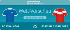 Wett Vorschau Schalke Düsseldorf Wetten Quoten Prognose Tipps Aktionen