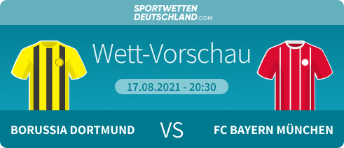 Wett Vorschau Dortmund Bayern Wetten Quoten Promos DFL Supercup