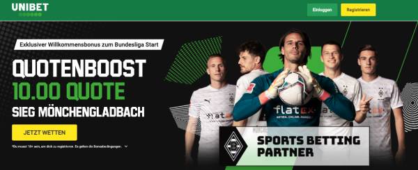 Unibet erhöhte Quote Gladbach besiegt Bayern