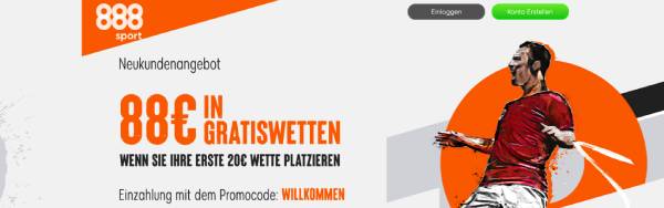 888sport Freebet GRatiswette Bet20Get88 88 Euro Freiwette
