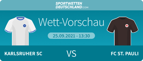 Karlsruhe - St. Pauli Wetten Tipp Quoten Prognose