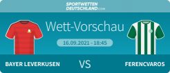 Leverkusen - ferencvaros Wett-Tipp: Infos, Quoten & Wetten