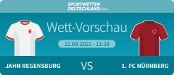 Jahn Regensburg - Nürnberg Wetten Tipp Quoten
