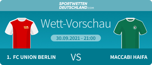 Union Berlin - Maccabi Haifa Wetten Quoten Tipp Prognose