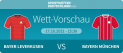 Leverkusen - Bayern Wett-Tipp Quoten beste Angebote Wetten