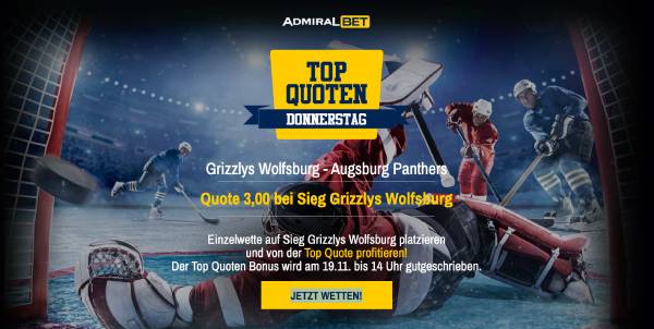 AdmiralBet Topquote Grizzlys besiegen Panthers DEL