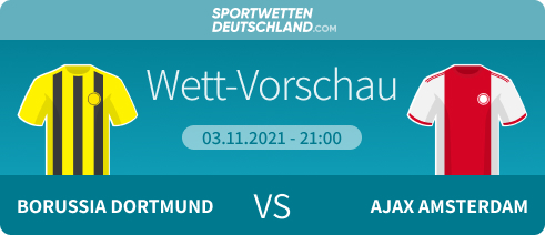 Wett Vorschau Dortmund Ajax Wetten Quoten Promos CL