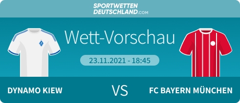 Wett Vorschau Dynamo Kiew Bayern Wetten Quoten Promos CL