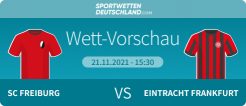 Wett Vorschau Freiburg Frankfurt Wetten Quoten Prognose Promos