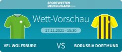 wett vorschau wolfsburg dortmund wetten quoten prognose promos