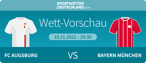 Augsburg - Bayern Wett-Tipp erhöhte Quoten Angebote