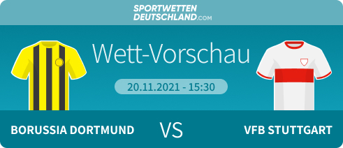 Dortmund - Stuttgart Wett-Tipp Quoten Prognose