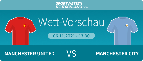 Man United - Man City Wett-Tipp Quoten Angebote