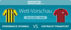 Wett Vorschau Fenerbahce Frankfurt Wetten Quoten EL Promos