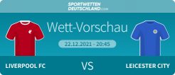 Liverpool Leicester Quotenvergleich Wetten Prognose Angebote LC