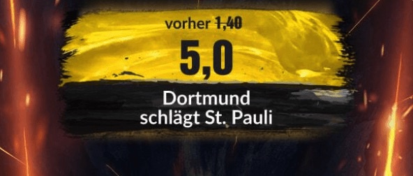 BildBet BVB Sieg Pokal Achtelfinale Super Quote