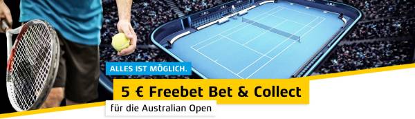 Merkur Australian Open Bet & Collect Freebet 
