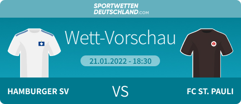 Hamburger SV - St. Pauli Quotenvergleich Wetten Prognose Tipp