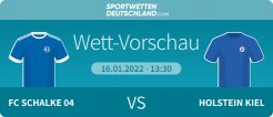 Schalke - Kiel Quotenvergleich Prognose Tipp Wetten