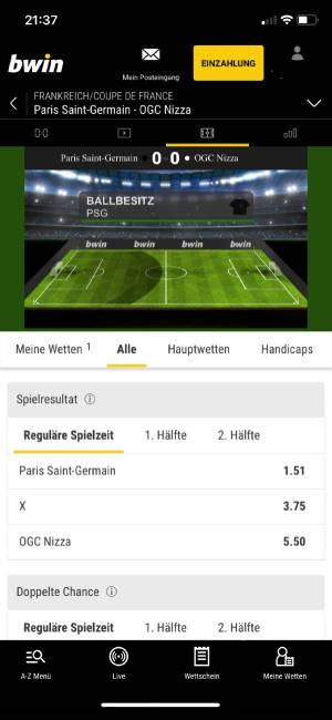 Bwin App Mobile Livewetten