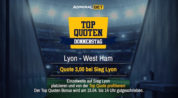 admiralbet top quote lyon west ham wetten