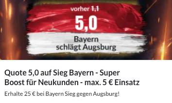 BildBet Super Quote Bayern besiegt Augsburg