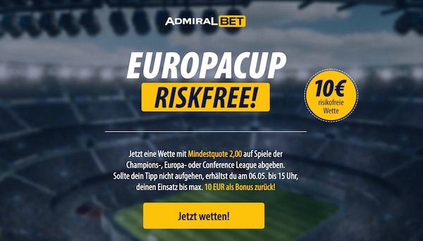 admiralbet wette ohne risiko europapokal