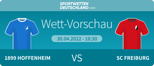 Hoffenheim - Freibrg Prognose Quotenvergleich Wett-Tipp Angebote