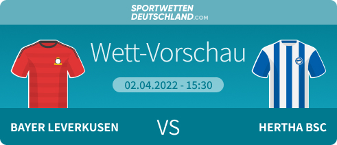 Leverkusen - Hertha Quotenvergleich Prognose Wett-Tipp