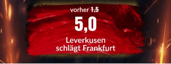 bildbet bayer leverkusen eintracht frankfurt quote verbessert