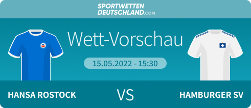 Rostock - HSV Quotenvergleich Prognose Wett-Tipp Angebote