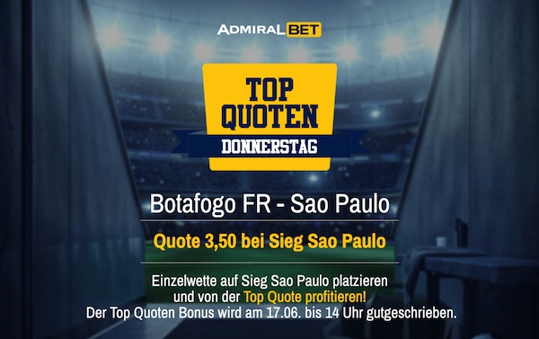 admiralbet top quote botafogo sao paulo wetten