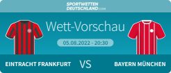 Eintracht Frankfurt - Bayern München Quotenvergleich Prognose Wett-Tipp