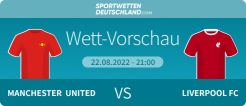 Man United - Liverpool Prognose Wetten Quoten Tipp
