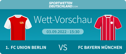 union berlin bayern quotenvergleich prognose wetten tipp angebote