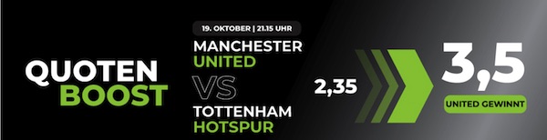 happybet gesteigerte manchester united tottenham hotspur quote