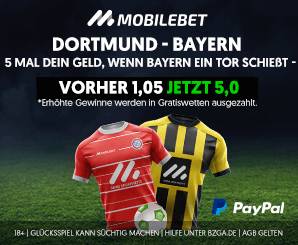 Mobilebet Super Quote Bayern trifft gegen Dortmund