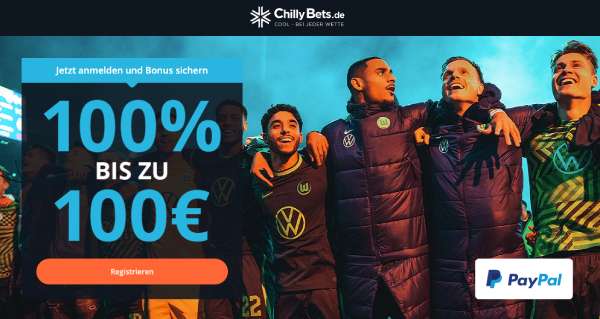 Chillybets Bonus Neukunden Ersteinzahlung