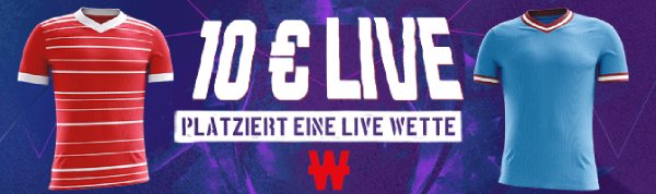 Winamax Freebet Live-Wetten Bayern Man City