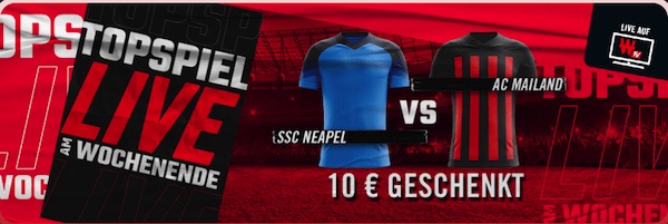 winamax topspiel wette napoli milan freiwette