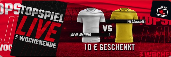 winamax topspiel wette real madrid villarreal freiwette