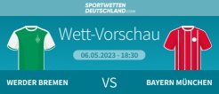 Werder Bremen - Bayern München Wett-Tipp Prognose Quoten Vergleich