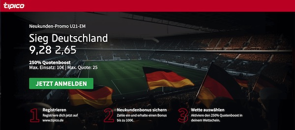 tipico u21 em sieg deutschland quote england